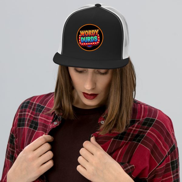 Wordy Durds Game Logo Trucker Cap | DTG Printed - Image 3