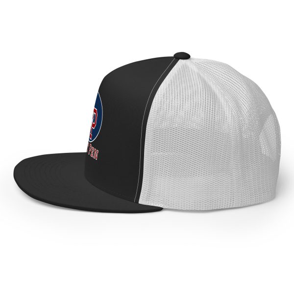 Goat Pen Classic Logo with Goat Head Trucker Cap | DTG Printed - Image 3
