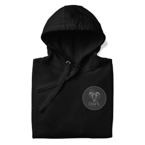 Goat Pen Dark Shadow Community Hoodie | DTG Printed | American Flag on Right Sleeve