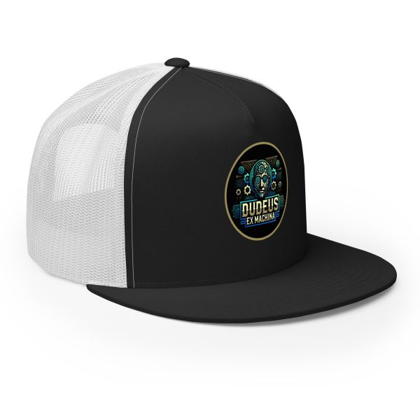 Dudeus Ex Machina Logo Trucker Cap | DTG Printed - Image 14