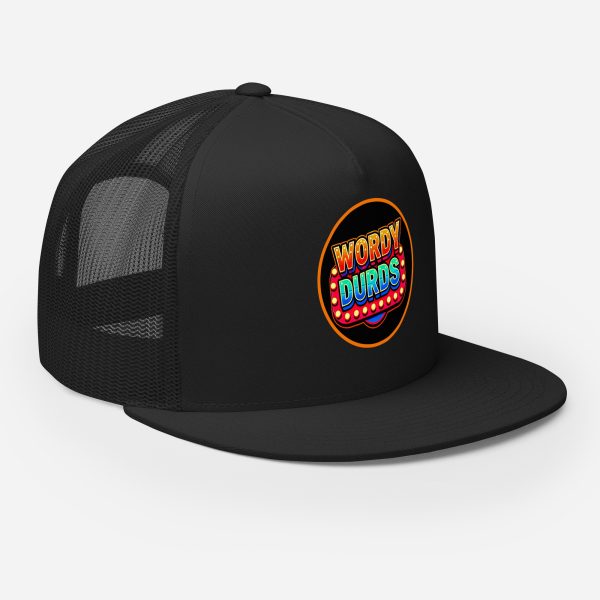 Wordy Durds Game Logo Trucker Cap | DTG Printed - Image 17