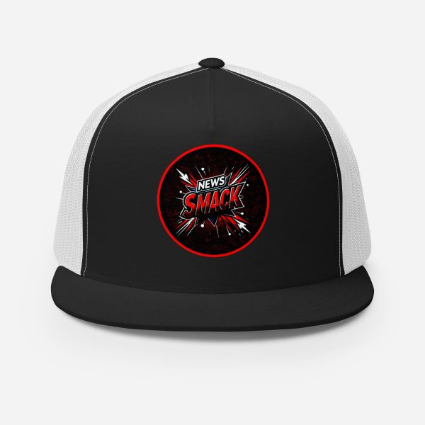 News Smack Logo Trucker Cap | DTG Printed - Image 13