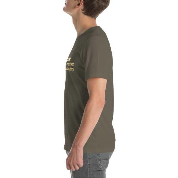 Goat Propulsion Laboratory Logo T-Shirt with American Flag on Right Sleeve - Image 63