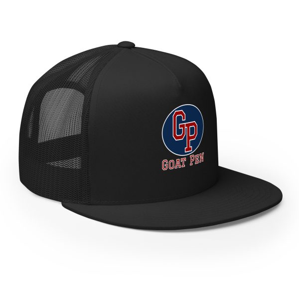 Goat Pen Classic Logo with No Goat Head Trucker Cap | DTG Printed - Image 12
