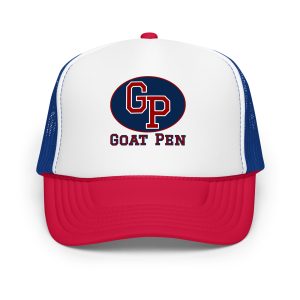 Goat Pen Classic Logo with No Capricorn Goat Head Trucker Cap | DTG Printed