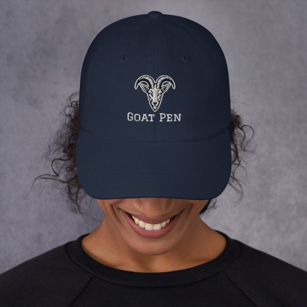 Goat Pen Capricorn Goat Head Logo Embroidered Dad Hats | Many Colors to Choose From - Image 4