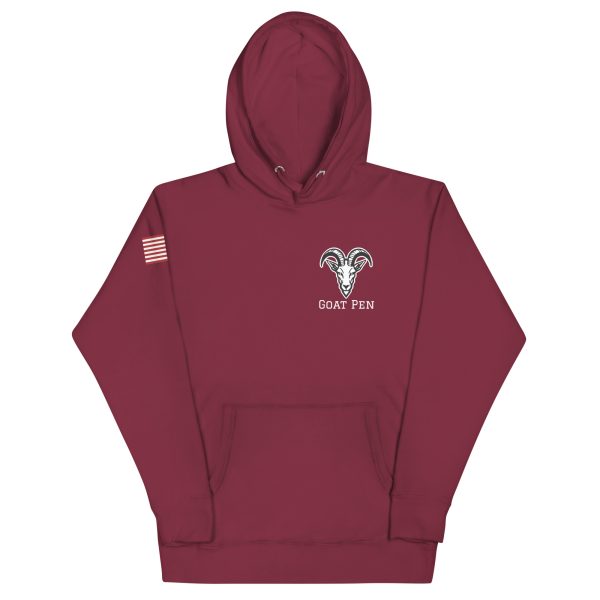 Goat Pen Capricorn Logo Hoodie | DTG Printed - Image 5