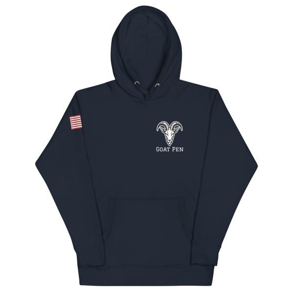 Goat Pen Capricorn Logo Hoodie | DTG Printed - Image 3