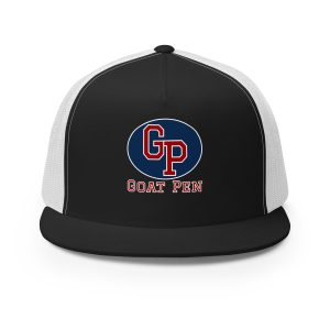 Goat Pen Classic Logo with No Goat Head Trucker Cap | DTG Printed