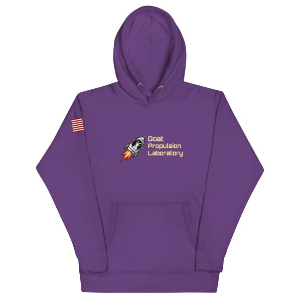 Goat Propulsion Laboratory Logo Hoodie with American Flag on Right Sleeve - Image 13