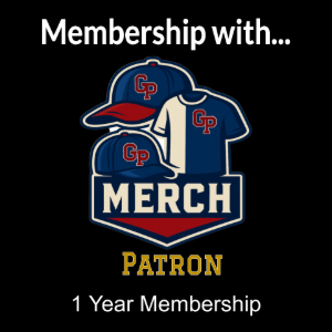 Merch Purch Membership Add-On for Patron Level - 1 Year Membership