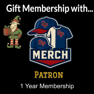 Merch Purch Gift Membership Add-On for Patron Level - 1 Year Membership