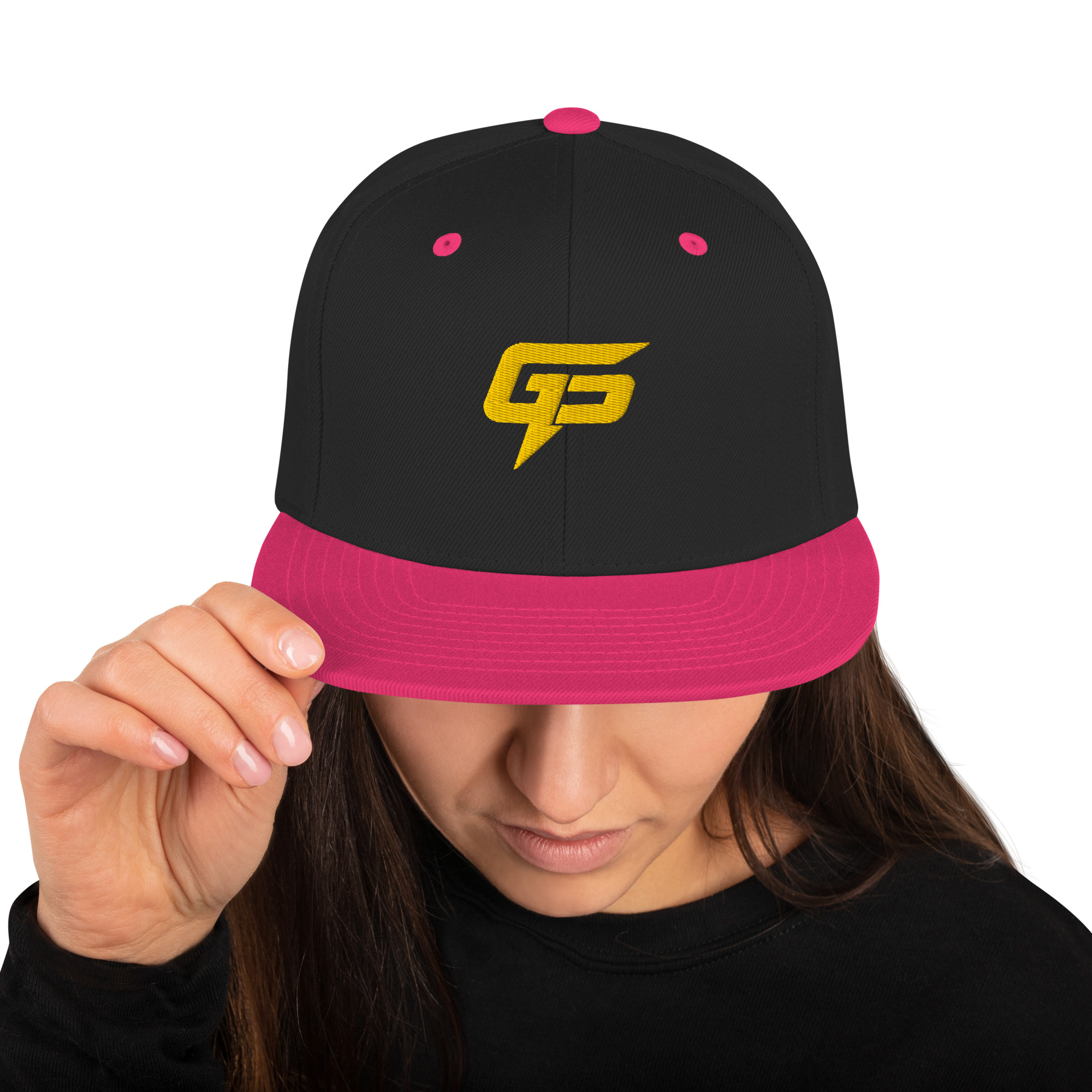 Goat Pen GP Logo Snapback Hat - Image 9
