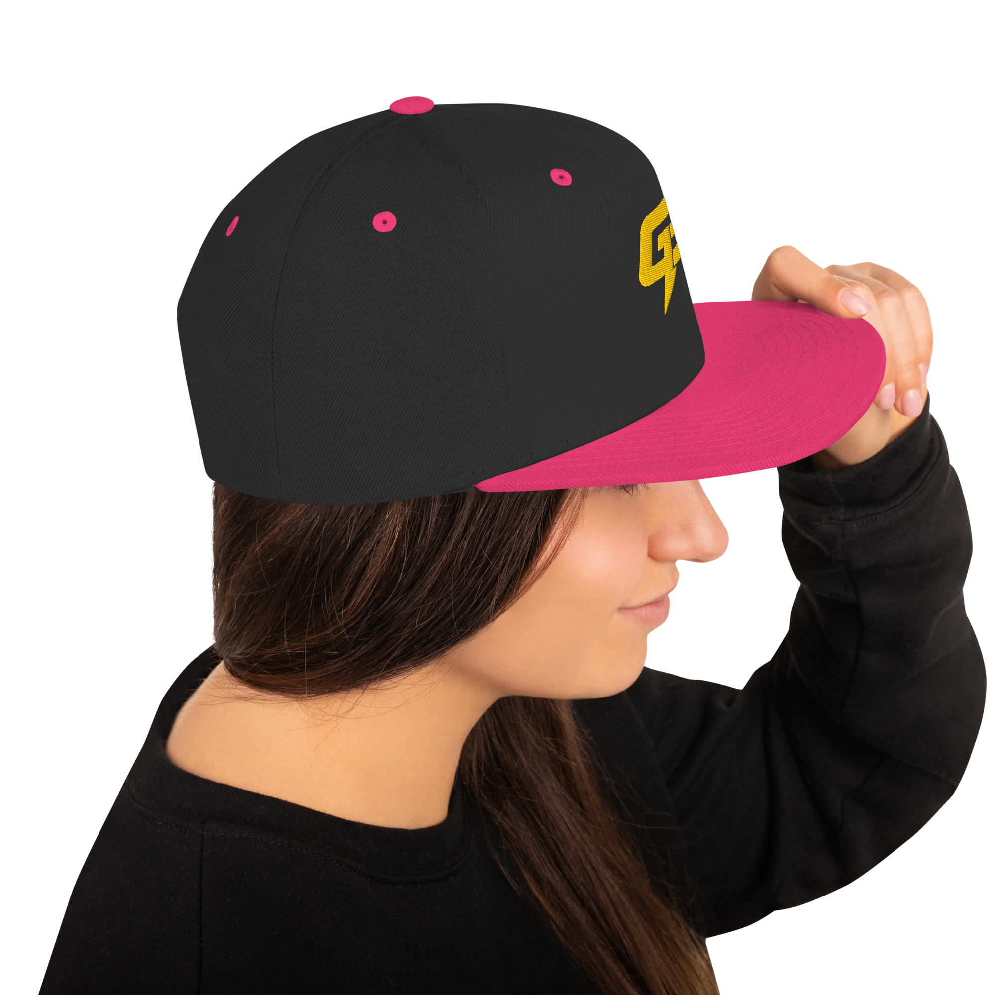 Goat Pen GP Logo Snapback Hat - Image 12