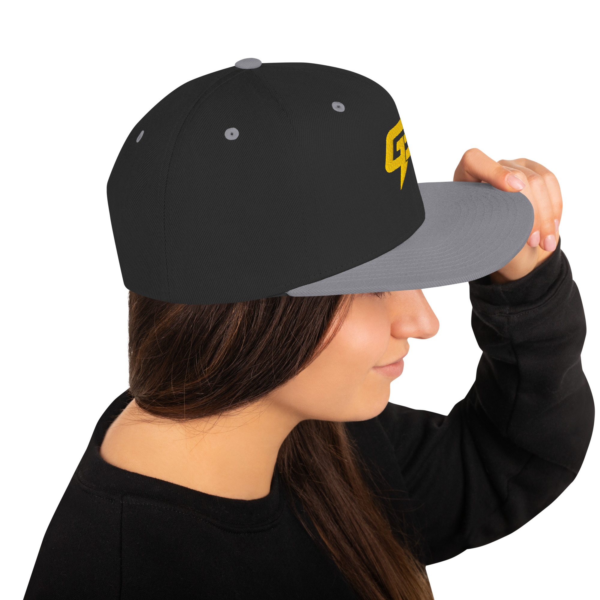 Goat Pen GP Logo Snapback Hat - Image 16