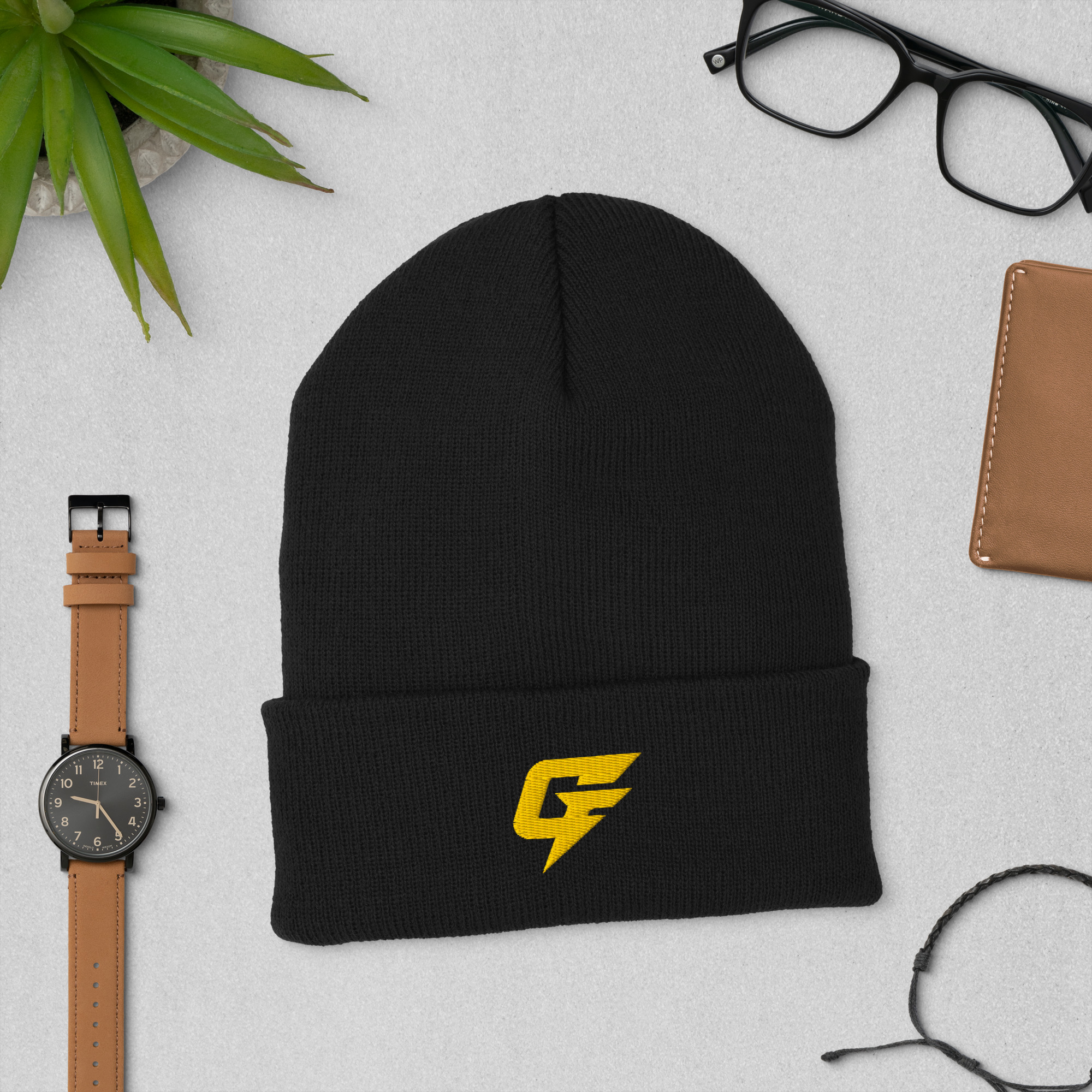 G-Force GF Logo Cuffed Beanie