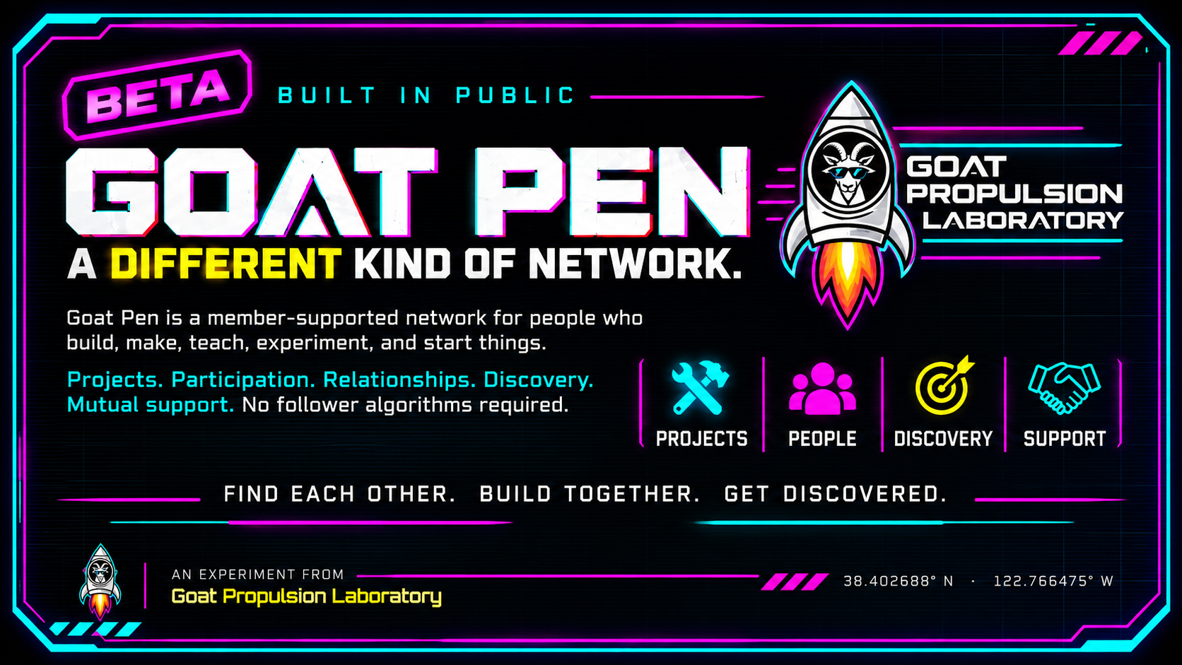 BOOTSTRAPPED PIRATE SOCIAL NETWORK, MEDIA LAB & BUILDER ECOSYSTEM.